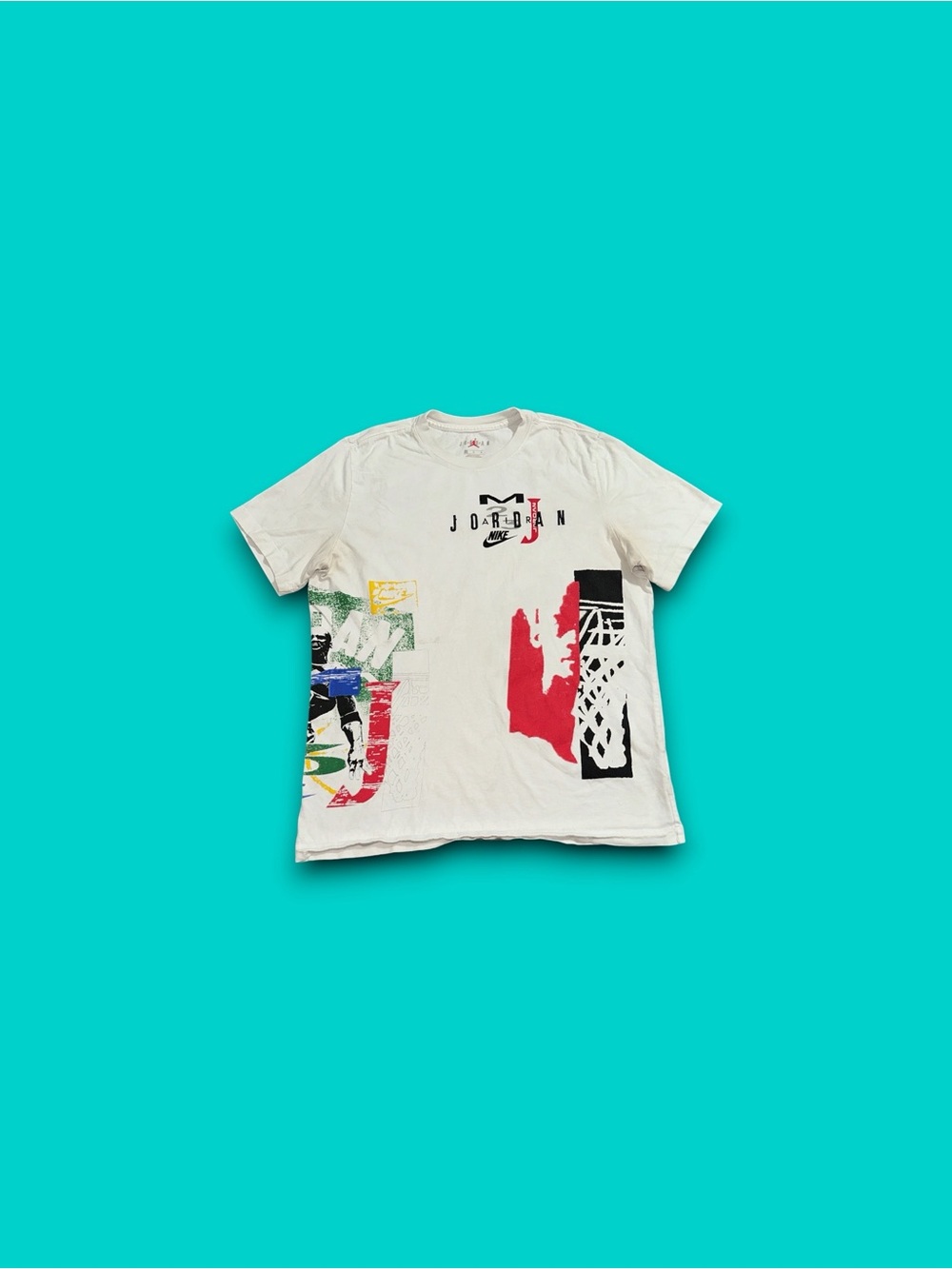 Greatness Nike Air Jordan MJ DNA CJ6093-657 the Nike Tee large Abstract AOP
